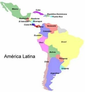 Mapa de america Mapa de america latina, Mapa de america, Amé