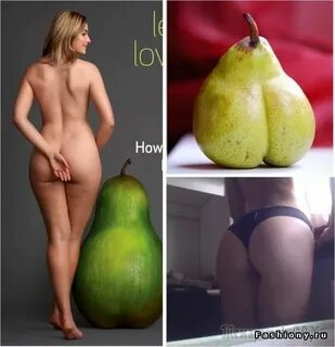 Nude pear shaped women. 