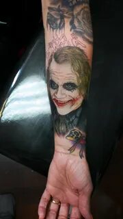 Heath Ledger Joker Tattoo