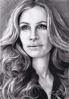 Julia Roberts by FragileKsu on deviantART Portrait, Celebrit