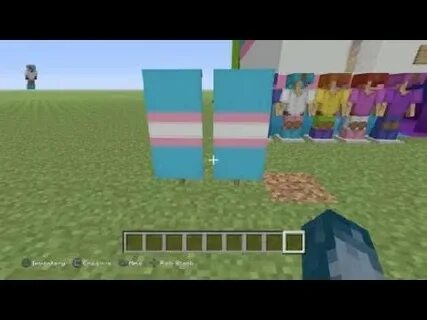 How To Make a Transgender Banner in Minecraft - YouTube