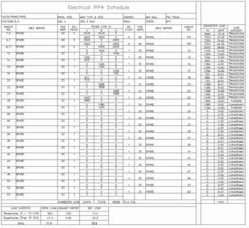 Electrical Panel Schedule Template Excel Beautiful Panel Sch