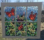Monarch Butterfly Stained Glass Mosaic Window - Stained ... 