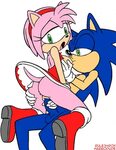 Xbooru - amy rose anthro ass blue hair breasts cowgirl posit