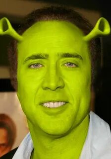 Shrek Cage Nicolas Cage Know Your Meme