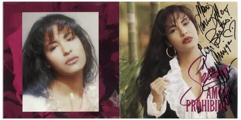 Lot Detail - Selena Signed ''Amor Prohibido'' CD, the Last A