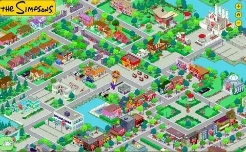 Simpson city Simpsons springfield map, The simpsons, Springf