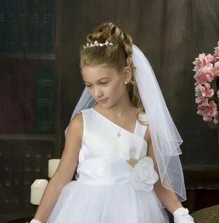 25 Kinderfrisuren für Mädchen zur Hochzeit und Kommunion Kom