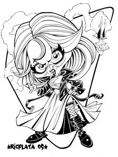 Bride Of Chucky Tiffany Coloring Pages Sketch Coloring Page