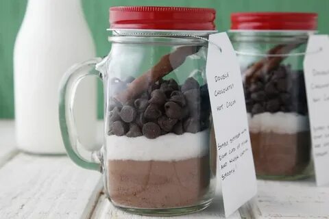 DIY: Double Chocolatey Hot Cocoa in a Jar Weelicious Recipe 