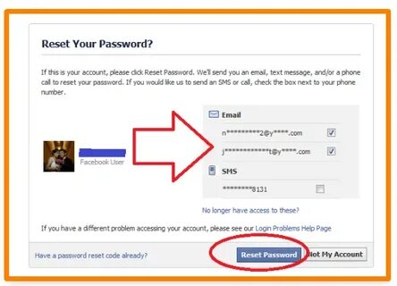 How Do I Reset My Facebook Password With My Email - Gallery 