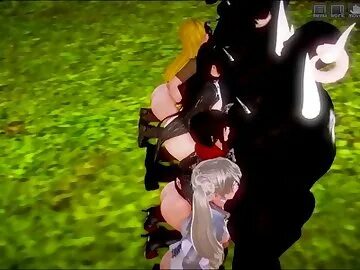Yang from RWBY is a hungry cumslut - Hentai Porn Video