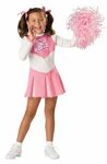 Kids Pink Cheerleader Costume Cheerleader Costumes - Mr. Cos