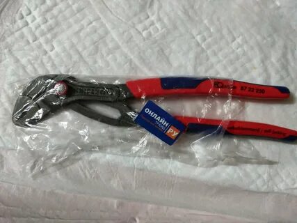 Клещи переставные Knipex 8722250 Cobra ® QuickSet, черненые,