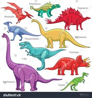 Ankylosaurus Brontosaurus Stegosaurus Triceratops Velocirapt