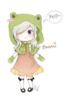 Chibi Cute Frog Animated - Xaxa Wallpaper