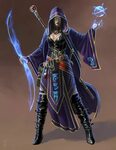 Shadowcore: Mage Wars Character portraits, Female wizard, Ch