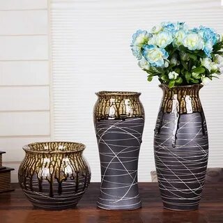 Flow Glaze Flower Table Vase Crafts Flower vases, Vase craft