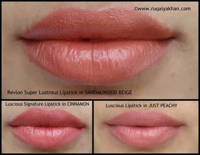 Ruqaiya Khan: Revlon Super Lustrous Lipstick in SANDALWOOD B