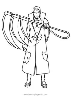Akatsuki Coloring Pages - Home Design Ideas