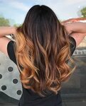 Dark Brown Hair With Sun Kissed Highlights - Hairstyle Ideas
