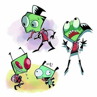 Gir Fanart Invader Zim - Sengoku Wallpaper