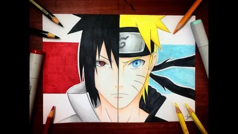 The Best 12 Naruto Vs Sasuke Easy Drawing - Draw-ultra