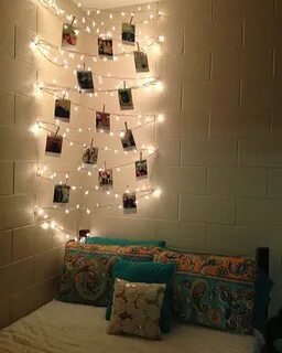 30 LED Photo Clips Christmas lights in bedroom, Bedroom diy,