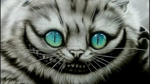 Чеширский кот арт - 62 фото