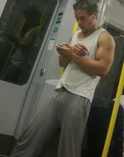 Pissing subway handsome gym. sex video.