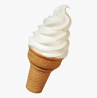Vanilla Cone Whipped Cream On A Cone-, HD Png Download - kin