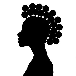 I want this hot Afro hair print - Charcoal Ink