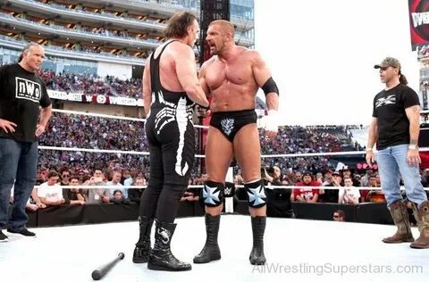 WWE Triple H Handshaking With Sting