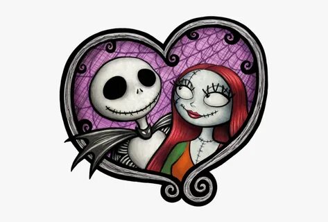 Jack Skellington And Sally Drawing, HD Png Download - kindpn