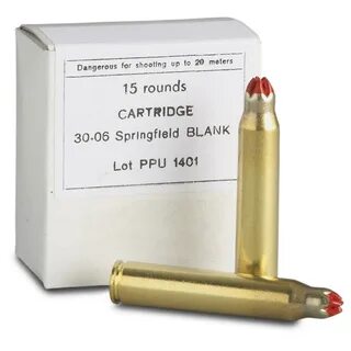 500 Rounds Of PPU .30-06 M-1999 Standard Blank Ammo - gunsam