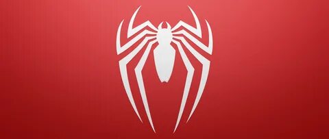 Spider-Man Wallpaper 4K, Logo, Red background, Marvel Comics