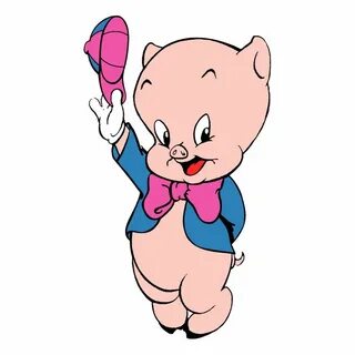 Porky pig Free Vector / 4Vector Pig vector, Cartoon, Looney 