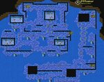 Final Fantasy 1 Sea Shrine Map