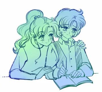 Makoto X Ami Sailor Moon- When I grow up, I'll be a sailor s