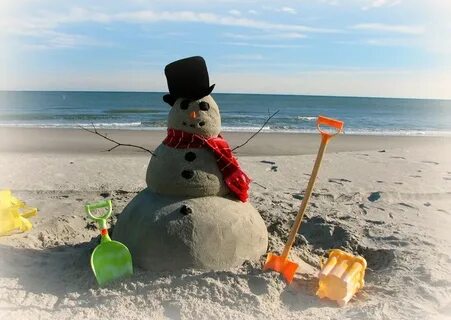 No snow, no problem! Florida christmas, Beach christmas, San