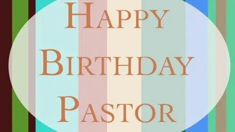 Happy Birthday Pastor! on Vimeo Happy birthday pastor, Happy