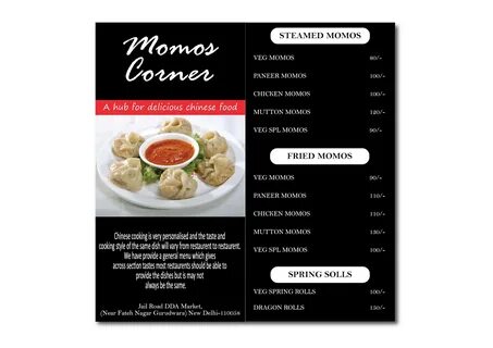 Menu Card