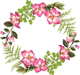 Flower Garland Clip Art Related Keywords & Suggestions - Flo