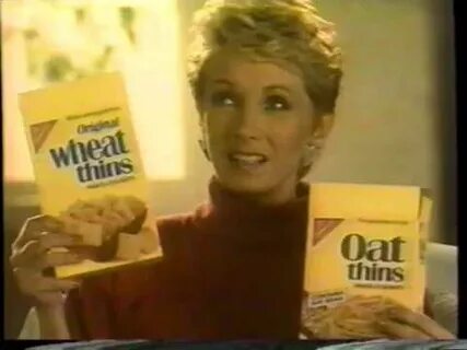 1989 Nabisco Wheat Thins Oat Thins "Sandy Duncan on Guilt Co