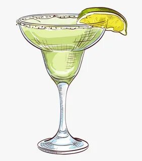 Vector Margarita Martini Juice Transprent Png Free - Transpa