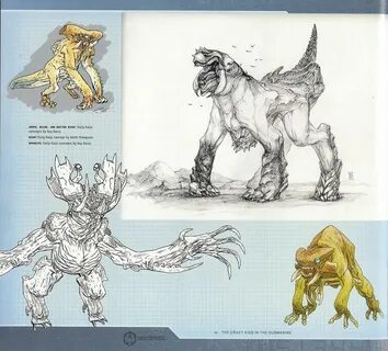 Pacific Rim Concept Art by Kaiju Character design, Creature 
