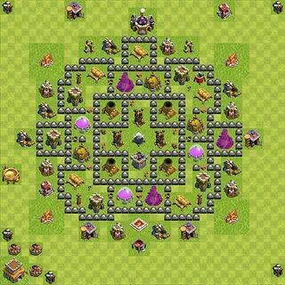 Farming Base TH8 - Clash of Clans - Town Hall Level 8 Base, 