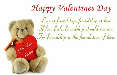 Sweet Valentines Day Quotes About Friendship Friends valenti