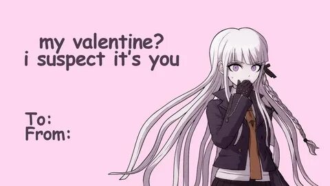 danganronpa valentines cards the re-up "Anti Komaeda Central