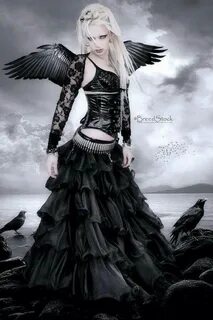 Dark Gothic Angel Gothic angel, Gothic fantasy art, Dark fan